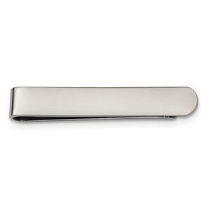 Men's Polished Stainless Steel Narrow Money Clip